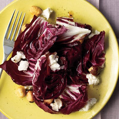 Radicchio, Goat Cheese, and Hazelnut Salad