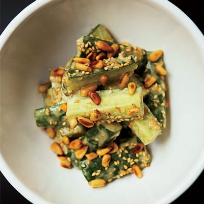 Japanese Cucumber Salad with Sesame-Miso Dressing