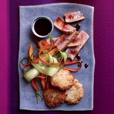 Seared Tuna Steaks with Citrusy Soy Sauce