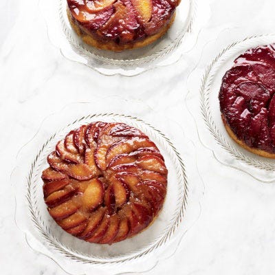 Nectarine, Plum, and Apricot Upside-Down Cakes