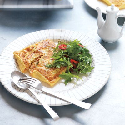Asian Crab and Rice Omelette
