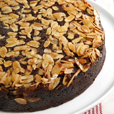 <p>Courtesy of Gale Gand from her cookbook, <i>Chocolate and Vanilla</i>, this light buttermilk chocolate cake is baked on a bed of butter, sugar, and toasted almonds, creating a soaked-in caramel coating when removed from the pan.</p><p><b>Recipe:</b> <a href="/recipefinder/chocolate-almond-upside-down-cake-recipe-mslo110"><b>Chocolate Almond Upside-Down Cake</b></a></p>