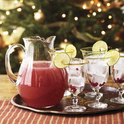 <p>Lower the bill at your holiday party by offering one sensational, seasonal drink: Rudolph-red pomegranate margaritas, premixed by the pitcherful.</p>
<p><strong>Recipe:</strong> <a href="../../../recipefinder/pomegranate-margaritas-recipe" target="_blank"><strong>Pomegranate Margaritas</strong></a></p>