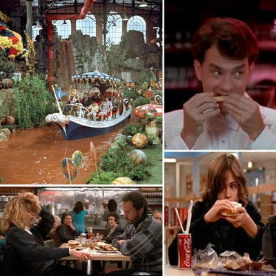 In some movie scenes, it's not the actors that steal the show — it's the food. We're looking back on some of the most memorable food moments in film!