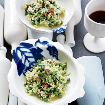 Pea-and-Bacon Risotto