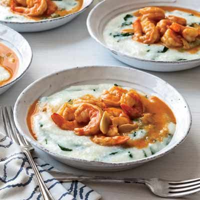 <p>We reform an "old-school," buttery grits recipe by finding the perfect balance between spinach and cheddar cheese!</p>
<p><b>Recipe: </b><a href="/recipefinder/smoky-shrimp-grits-recipe-fw0910" target="_blank"><b>Smoky Shrimp and Grits</b></a></p>