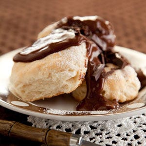 Chocolate Gravy and Biscuits 