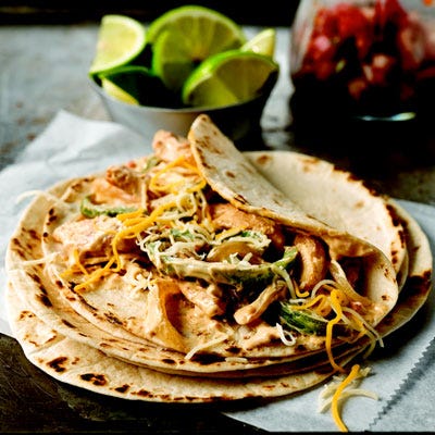 Creamy Chicken Fajitas