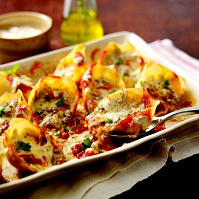 Creamy Pesto Stuffed Shells Recipe Philadelphia Cooking Creme Recipe