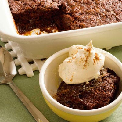 Warm Gingerbread Pudding Cake