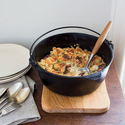 Chicken and Biscuits in a Pot