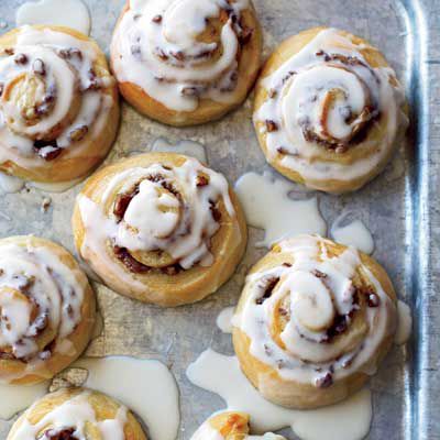 <p>Chef Way Megan Garrelts needs at least two days to make the rolls. She heats and serves them in mini cast-iron skillets.</p><p><b>Recipe:</b> <a href="http://www.delish.com/recipefinder/glazed-cinnamon-rolls-pecan-swirls-recipe-fw1211"><b>Glazed Cinnamon Rolls with Pecan Swirls</b></a></p>