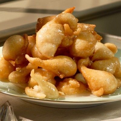 <p>Popular in Egypt and throughout the Middle East, these puffy fritters are soaked in syrup colored red or yellow to symbolize joy, and sprinkled with cinnamon or sugar. Also popular in the Jewish tradition, Zalabia are served during Hanukkah as one of many fried treats on the table.</p><p><b>Recipe: </b><a href="/recipefinder/zalabia-recipe-mslo1211" target="_blank"><b>Zalabia</b></a></p>
