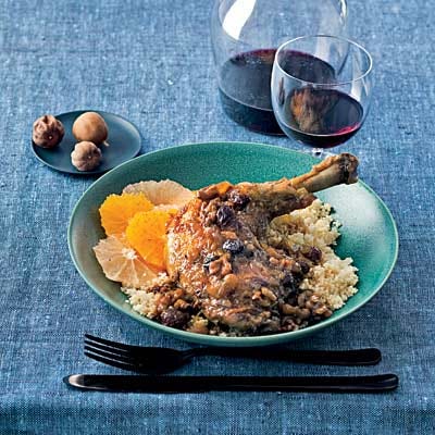 <p><i>Khoresht Fesenjan</i> is a Persian stew made with pomegranate juice and walnuts. This version is made best, according to chef <a href="/cooking-shows/famous-chefs/celebrity-chef-matthew-dillon" target="_blank">Matthew Dillon</a>, with a "thoughtfully and responsibly raised whole chicken."</p><p><b>Recipe: </b><a href="/recipefinder/persian-chicken-stew-recipe-fw0111" target="_blank"><b>Persian Chicken Stew</b></a></p>