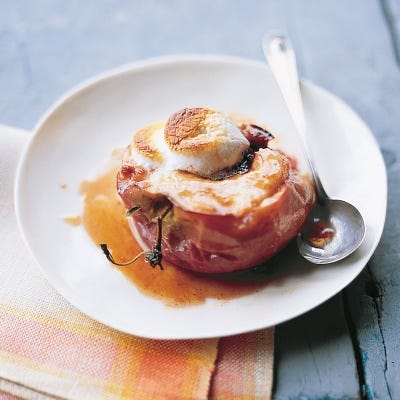 Baked Apples with Mexican Chocolate