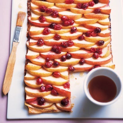Cranberry, Apple, and Maple Phyllo