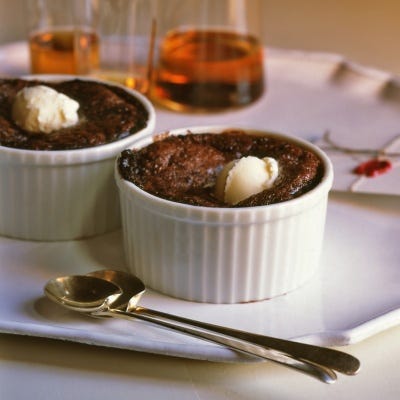 Individual Dark Chocolate Pudding Cakes