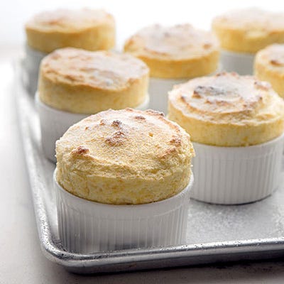 Miniature Grapefruit Souffles with Ginger
