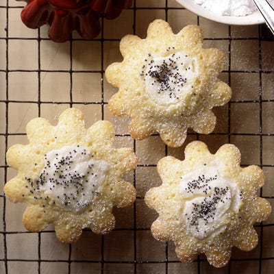 Cream Cheese and Poppy Seed Cakes