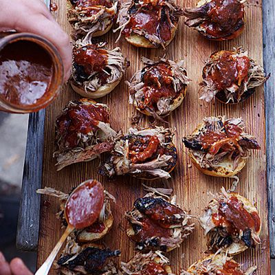 Linton Hopkins's Aunt Julia ("my paternal grandmother's sister-in-law," he says) made giant vats of this barbecue sauce on her farm in Alabama, then drove around delivering it to everyone in her extended family.

 Recipe: Aunt Julia's Barbecue Sauce
