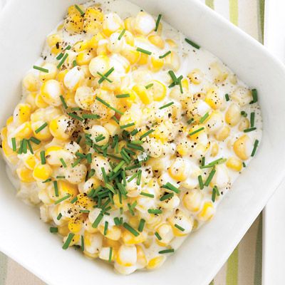 <p>Dress up frozen corn the easy way with cream cheese and snipped fresh chives. This dish is ready in seven minutes and requires minimal effort.</p><br /><p><b>Recipe:</b> <a href="/recipefinder/creamy-corn-recipe-mslo1110" target="_blank"><b>Creamy Corn</b></a></p>
