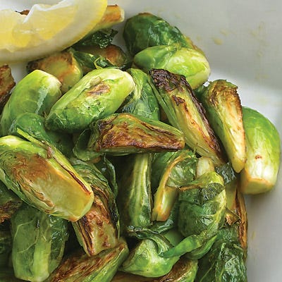 Caramelized Brussels Sprouts with Lemon