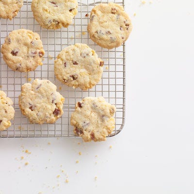 <p>The classic salty-and-sweet snack combination comes together in these sugary cookies packed with crushed potato chips. Try dipping them in melted chocolate for an extra decadent treat.</p><p><b>Recipe:</b> <a href="/recipefinder/potato-chip-pecan-sandy-cookies-recipe-wdy0812" target="_blank"><b>Potato Chip and Pecan Sandy Cookies</b></a></p>