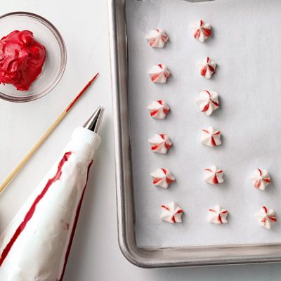 <p>These melt-in-your-mouth peppermint treats are tasty on their own, but also make cute decorations for holiday desserts.</p>

<p><b>Recipe:</b> <a href="http://www.delish.com/recipefinder/peppermint-meringues-recipe-wdy1212" target="_blank"><b>Peppermint Meringues</b></a></p>