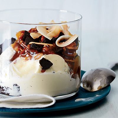 <p>Like many pastry chefs, Ghaya Oliveira loves taking classic desserts, breaking them down into their components, and reconfiguring them. This approach inspired Grace Parisi to transform a traditional recipe for German chocolate cake into an elegant and incredibly delicious ice cream sundae.</p><p><b>Recipe: </b><a href="http://www.delish.com/recipefinder/german-chocolate-cake-sundae-recipe-fw0712"><b>German Chocolate Cake Sundae</b></a></p>