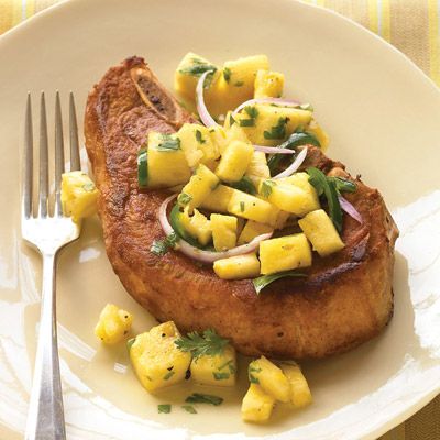 <p>Because this recipe calls for only one cup of pineapple, pick up a container of precut chunks.</p><br /><p><b>Recipe:</b> <a href="/recipefinder/pork-chop-pineapple-salsa-recipe-mslo0710" target="_blank"><b>Pork Chop with Pineapple Salsa</b></a></p>