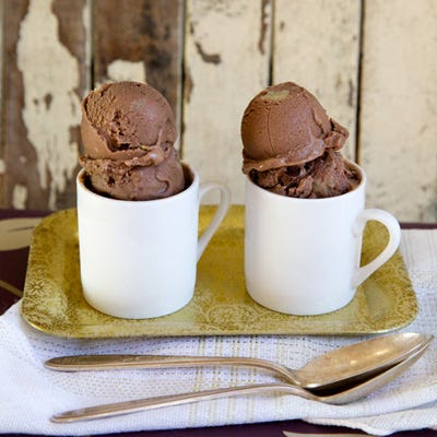 <p>"Greek yogurt is like a secret weapon," says Joy Wilson. "It can be fat-free but still really thick. And I love that tang you get with chocolate in frozen Greek yogurt."</p>
<p><strong>Recipe:</strong> <a href="../../../recipefinder/chocolate-frozen-yogurt-caramelized-bananas-recipe-fw0212" target="_blank"><strong>Chocolate Frozen Yogurt with Caramelized Bananas</strong></a></p>
