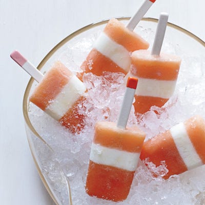 Nectarine-Buttermilk Pops
