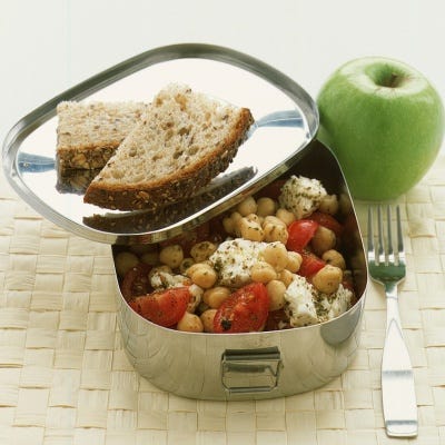 Chickpea, Cherry Tomato, and Feta Salad