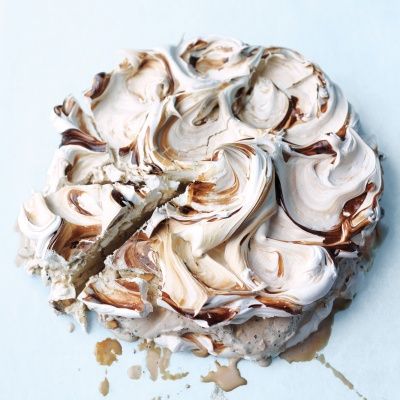 Coffee Meringue Ice Cream Cake Recipe