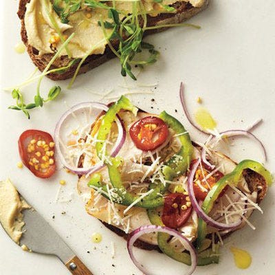 Turkey and Veggie Sandwich