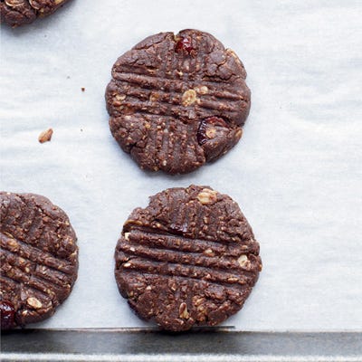 Chocolate Peanut Butter Granola Cookies
