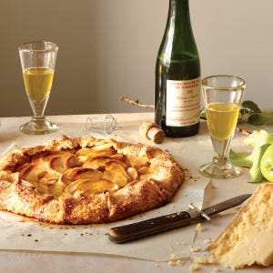 Apple Crostata with Cheddar Crust