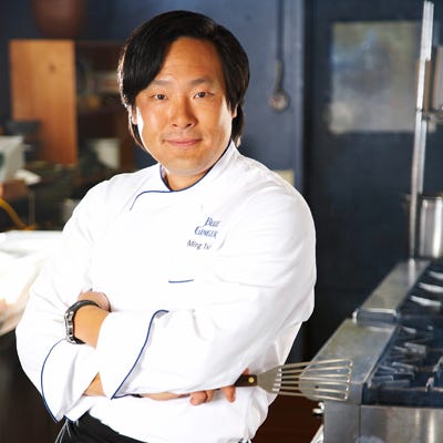 Ming Tsai <p><b>Kids:</b> David, 12, and Henry, 10</p>
<p><b>My Family Mealtime:</b> "Now that my kids are older, they are more interested in cooking. We actually have fried rice cook-offs at home and my wife, Polly, is the judge. I like to sneak in the Blue Ginger house rice, which is half brown and half white rice. There is always ginger, garlic, scallions, and pork or dark chicken. The boys are huge fans of broccoli, cauliflower, bok choy, spinach, and Brussels sprouts, if you can believe it. The eldest one eats as much spice as me but he
can't outdrive me on the golf course yet."</p>
<p><b>Kids' Favorite Recipe:</b> <a href="/recipefinder/ming-tsai-traditional-mandarin-fried-rice-recipe-del0912" target="_blank"><b>Ming's Traditional Mandarin Fried Rice</b></a> </p>