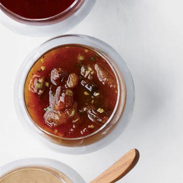 <p>Instead of buying a jar of chutney, make this sweet-spicy, apricot-based version instead.</p><p><strong>Recipe:</strong> <a href="http://gogonow.org/recipefinder/cheaters-chutney-recipe-fw0613%22 target="_blank"><strong> Cheater's Chutney
 </strong></a></p>