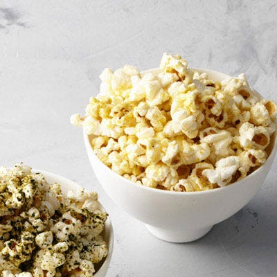 <p>This delicious popcorn is coated in a ranch-flavored seasoning made with buttermilk powder, onion powder and more. </p><p><b>Recipe: <a href="/recipefinder/ranch-dressing-popcorn-recipe-fw0213">Ranch Dressing Popcorn</a></b></p>