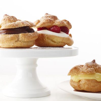 <p>This classic recipe for cream puffs is made with choux pastry and bakes up into airy, tender puffs.</p><p><b>Recipe: </b><a href="/recipefinder/cream-puffs-recipe-fw0113" target="_blank"><b>Cream Puffs</b></a></p>