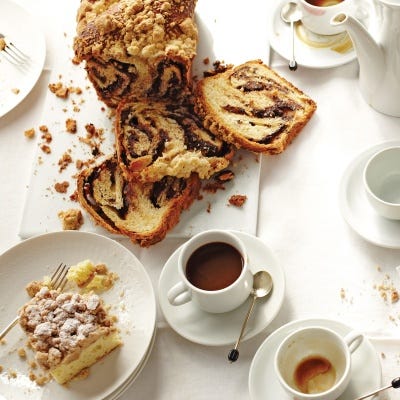 Yeasted Chocolate Coffee Cake