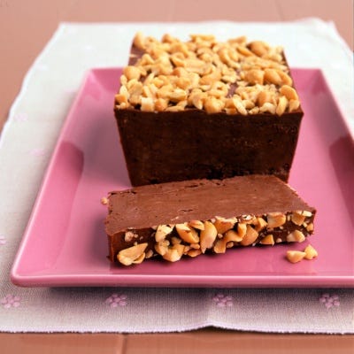 Frozen Peanut Butter, Chocolate, and Banana Loaf