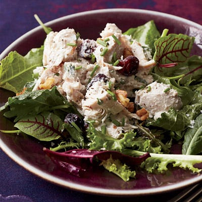 Walnut Cranberry Turkey Salad