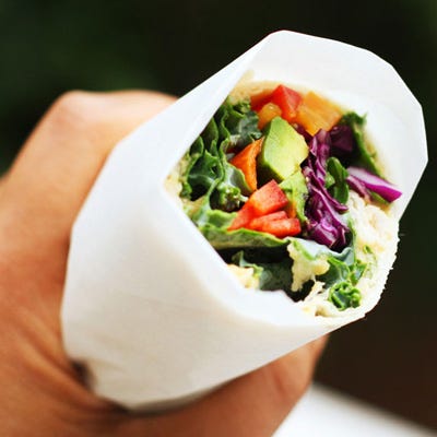<p>A delicious and healthy wrap makes a great lunchtime treat.</p><p><b>Recipe:</b> <a href="/recipefinder/rainbow-veggie-wrap-recipe-rbk0912" target="_blank"><b>Rainbow Veggie Wrap</b></a></p>