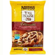 Tasters' Pick: "Chewy," "buttery," and "wonderfully chocolaty"; there's a reason <a href="http://www.goodhousekeeping.com/product-reviews/food-products/best-cookie-dough/nestle-toll-house-ultimates-chocolate-chip-lovers-cookie-dough" target="_blank">these break-and-bake cookies</a> ($3.29 for 16 oz.) are called "Ultimates."
