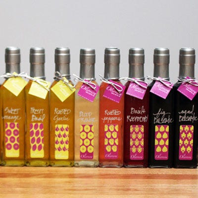 <p>The brightly flavored and packaged vinegars and extra virgin olive oils from Oliovera will thrill giving gourmands. From Sweet Orange to Piquant Jalapeno Extra Virgin Olive Oil, Ripe Peach Balsamic Vinegar to Pear + Cinnamon Vinegar, they're a discerning diner's dream. Oliovera donates FIVE healthy meals to a hungry child through Feeding America for each bottle ordered and packages their products using sustainable recycled glass so you can make a healthy impact on yourself, the environment, and those less fortunate. Find out more <a href="http://oliovera.com/impact/" target="_blank">here</a>.</p>
<br />
<p>Oliovera olive oils and vinegars ($15.50-$34.00, <a href="http://oliovera.com/shop/" target="_blank">oliovera.com</a>)</p>