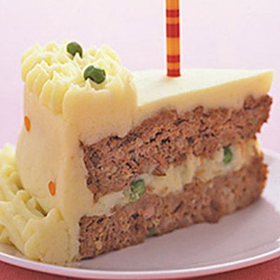 <p>The "cakes" can be prepared up to 1 day ahead: Reheat at 325 degrees for 15 to 20 minutes, then make the "frosting."</p><p><b>Recipe:</b> <a href="/recipefinder/birthday-meatloaf-cake-recipe" target="_blank"><b>Birthday Meatloaf "Cake"</b></a></p>