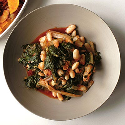 <p>A favorite in Tuscany this dish is good just off the stove, but it gets better when it rests a bit and is reheated. It will keep in the refrigerator for a few days, and also freezes very well.</p>
<p><strong>Recipe:</strong> <a href="../../../recipefinder/lidia-bastianich-braised-swiss-chard-cannellini-beans-recipe-opr0113" target="_blank"><strong>Braised Swiss Chard and Cannellini Beans</strong></a></p>