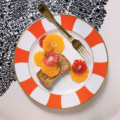 Oranges with Rosemary-Infused Honey